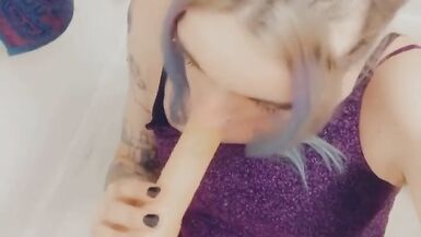 Hot Purple Minidress Slut - 10 image