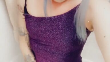Hot Purple Minidress Slut - 12 image