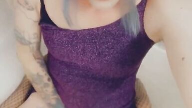 Hot Purple Minidress Slut - 13 image