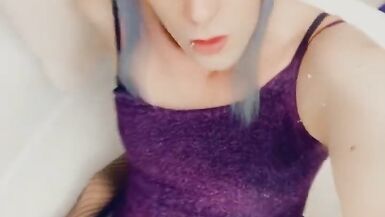 Hot Purple Minidress Slut - 15 image