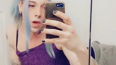 Hot Purple Minidress Slut