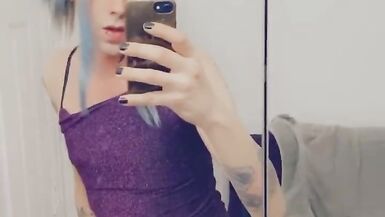 Hot Purple Minidress Slut - 5 image