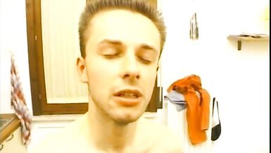 Trannie with nice tits fucks two guys and gets cum - 15 image