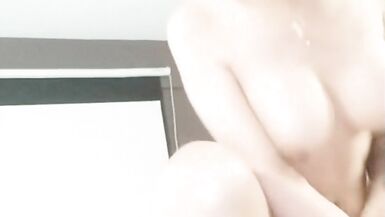 super horny asian ladyboy getting a dudes cock inside her tiny asshole - 8 image