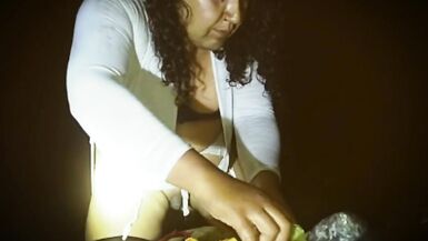 shemale feeds from her ass to her mouth