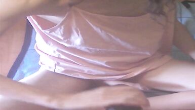 Inserting my black monster cock! Hot anal in thong - 5 image