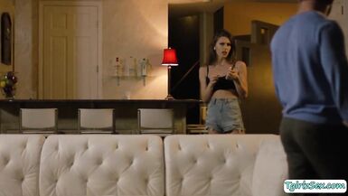 Stepdad butt fucked by his TS stepteen - 2 image