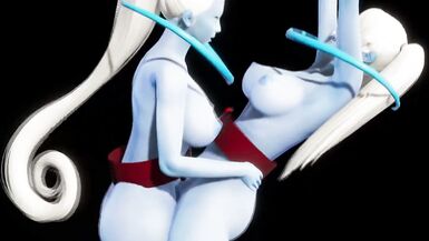 Dragon ball super: Vados Futa x Marcarita cowgirl in space - 10 image