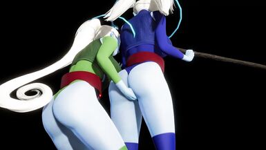 Dragon ball super: Vados Futa x Marcarita cowgirl in space - 2 image