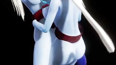 Dragon ball super: Vados Futa x Marcarita cowgirl in space - 9 image