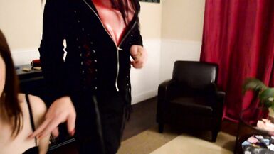 Holly doing BDSM on a sexy trans girl in LA ~KimberlyGeorge~ - 5 image