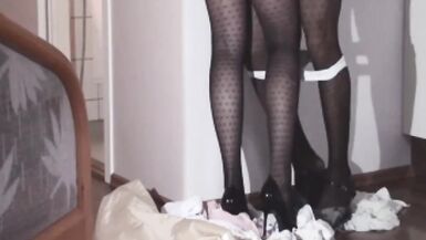 Crossdresser cumshots compilation - 7 image