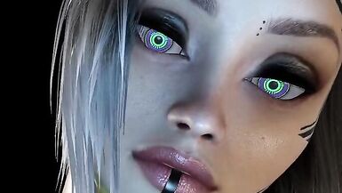 Cyborg Futa takes from behind another Cyborg Futa