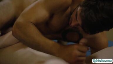 Small tits ts Izzy Colle blowjob and doggystyle anal bareback - 9 image