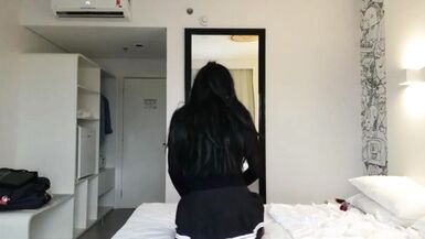 Sandra Zanerri alone and horny in anal training - 4 image