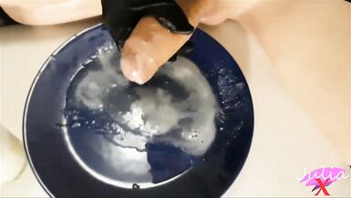 Julia X Cum Play & Drinking Cum - 10 image