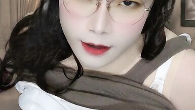 Dina Masturbation Sissy Transgender shemale - 9 image