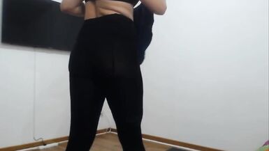 Crossdresser getting dressed for "suck sex" Lara White Sissy from naked to dressed sexy small show tgirl, tranny shemale - 14 image