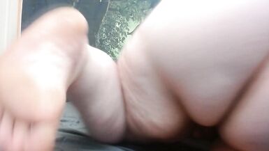 Chubby BBW Shemale Fucks Ass Closeup - 11 image