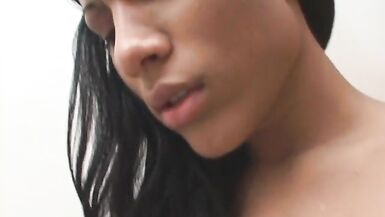 Sweet lips tranny and her lover suck each other then fuck