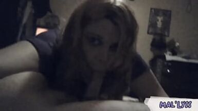 Trans girl Kasidee Sucks on Dick and Gets MouthFucked - 1 image