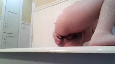 Quiet Anal Masturbation in the Tub - 15 image