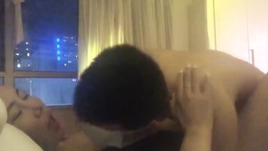 well protected covid19 guy is hard fucking a ladyboy in the ass for pleasure - 4 image