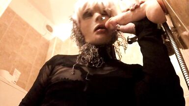 Toilet Slut Sessions - White Wig - 15 image