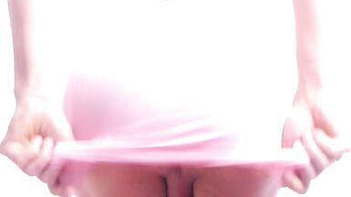 Cute tranny Sorona trying on clothes and lingerie with sporty body and teasing - 8 image