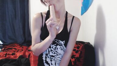 *No Audio* Post Op Trans Girl Misses Your Dick - 3 image