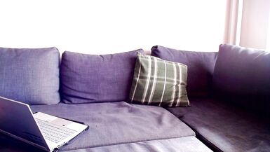 trans girl sissy redhead plays around on cam - 11 image