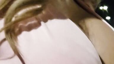 DeeDee Out for A Walk in White Boots Hoping to Hookup - 3 image