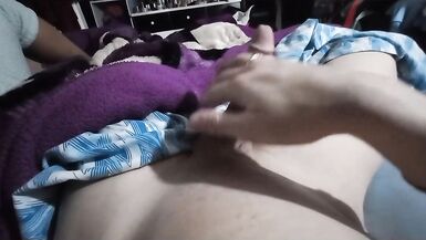 My masochistic girlfriend plays with my cock for pornohub 5 - 4 image