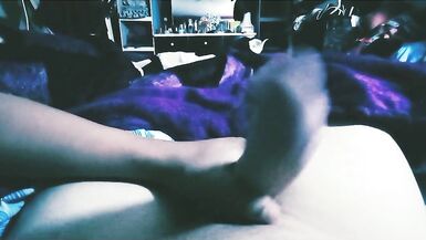 My masochistic girlfriend plays with my cock for pornohub 4