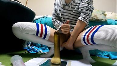 I came so hard by hand while having my ass penetrated by a huge dildo 20220301 - 4 image