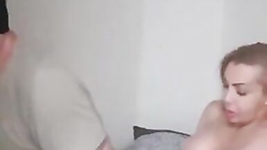 Redhead mature French TS in stockings uses her bottom boy - 8 image