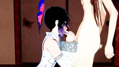 Demon Slayer Futanari - Shinobu x Nezuko Hardsex - 11 image