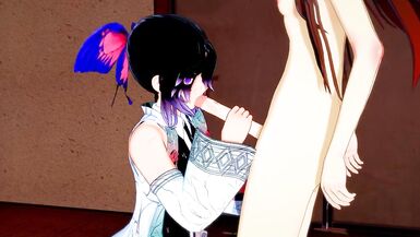 Demon Slayer Futanari - Shinobu x Nezuko Hardsex - 12 image