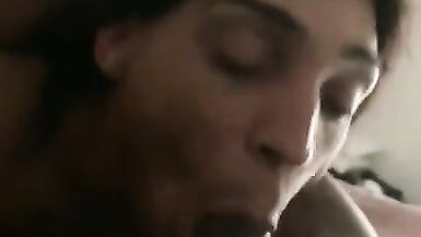 Lightskin trans eating my dick up - 10 image