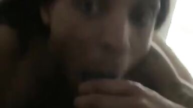 Lightskin trans eating my dick up - 2 image