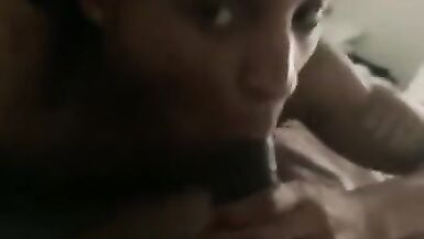 Lightskin trans eating my dick up - 5 image