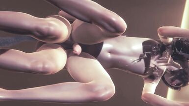 Yaoi Femboy - Kuki boobjob and fucked with catboy - 10 image