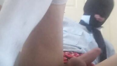 SISSY SCHOOLGIRL FUCKING her TIGHT hole with a bottle - 13 image