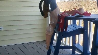 DeeDeeSlut69 in a Pink Skirt and White Top - 5 image