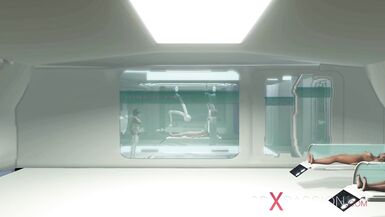 Hot sex in sci-fi med bay. 3d sexy dickgirl android fucks hard a inexperienced hottie - 3 image