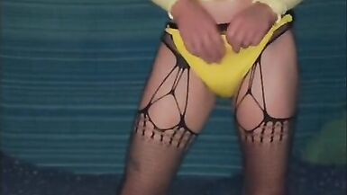 Part one of  lil fuck toy shorts ,warming up to stretch my little hole - 3 image