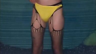 Part one of  lil fuck toy shorts ,warming up to stretch my little hole - 4 image