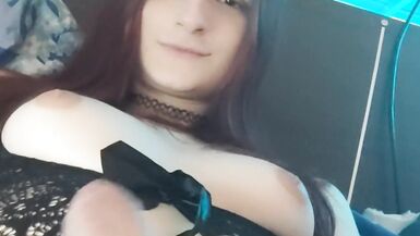 Just some fun redhead transgirl - 6 image