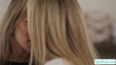 Busty ts Emma Rose tranny cock sucked and fucks friends pussy - 3 image