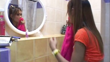 Waiting for a friend from work, a inexperienced trans Asian girl